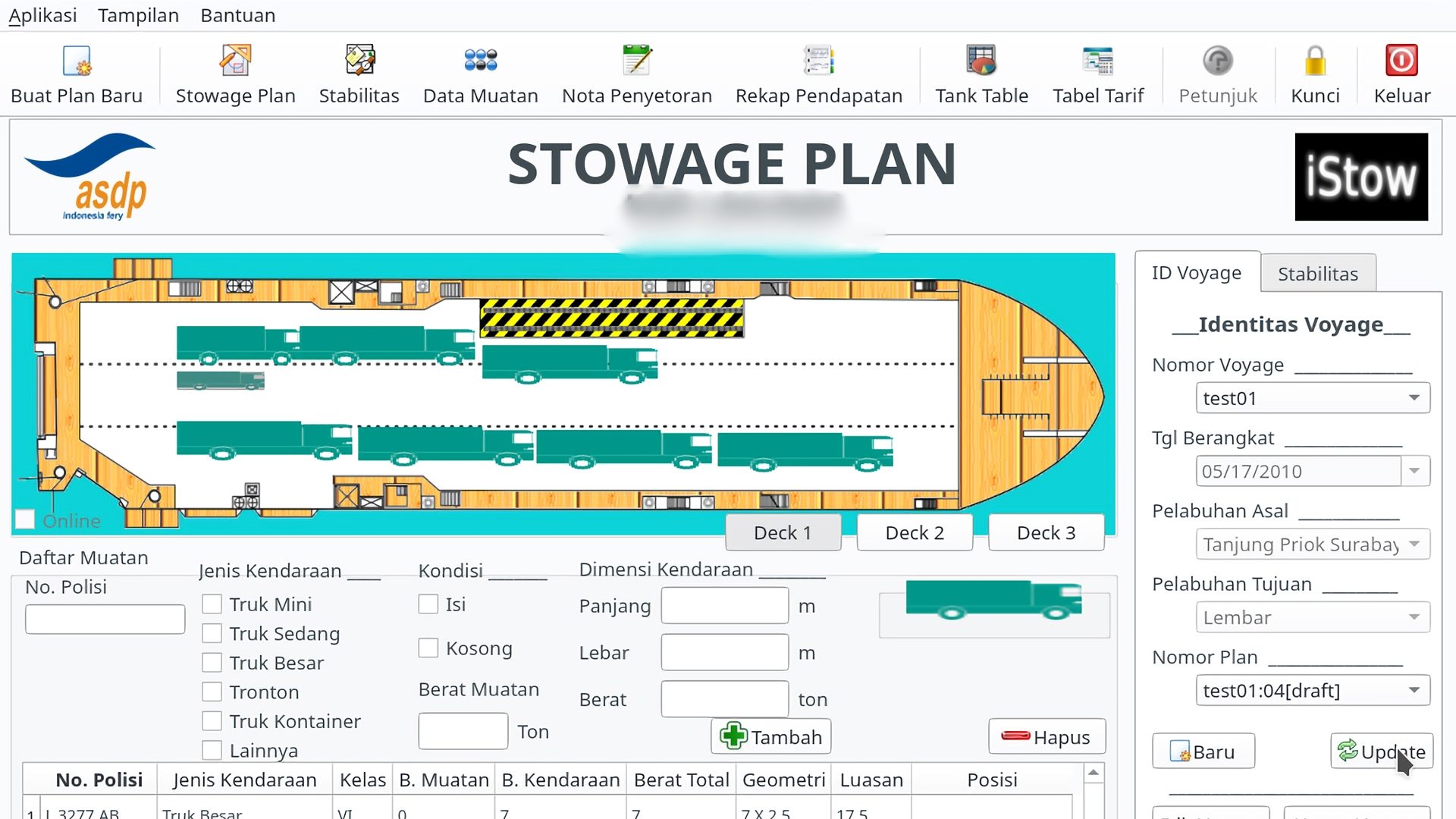 container stowage planning software